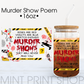 Murder Show Poem | UV DTF Cup Wrap