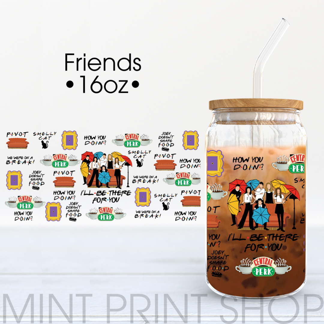 Friends | UV DTF Cup Wrap