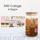 MW Collage | UV DTF Cup Wrap - Mint Print Shop