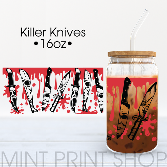 Killer Knives | UV DTF Cup Wrap - Mint Print Shop