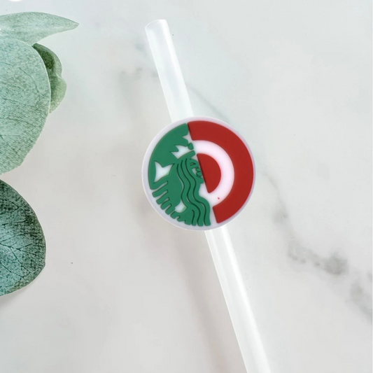 Trips and Sips (Target & Starbucks) Straw Topper - Mint Print Shop