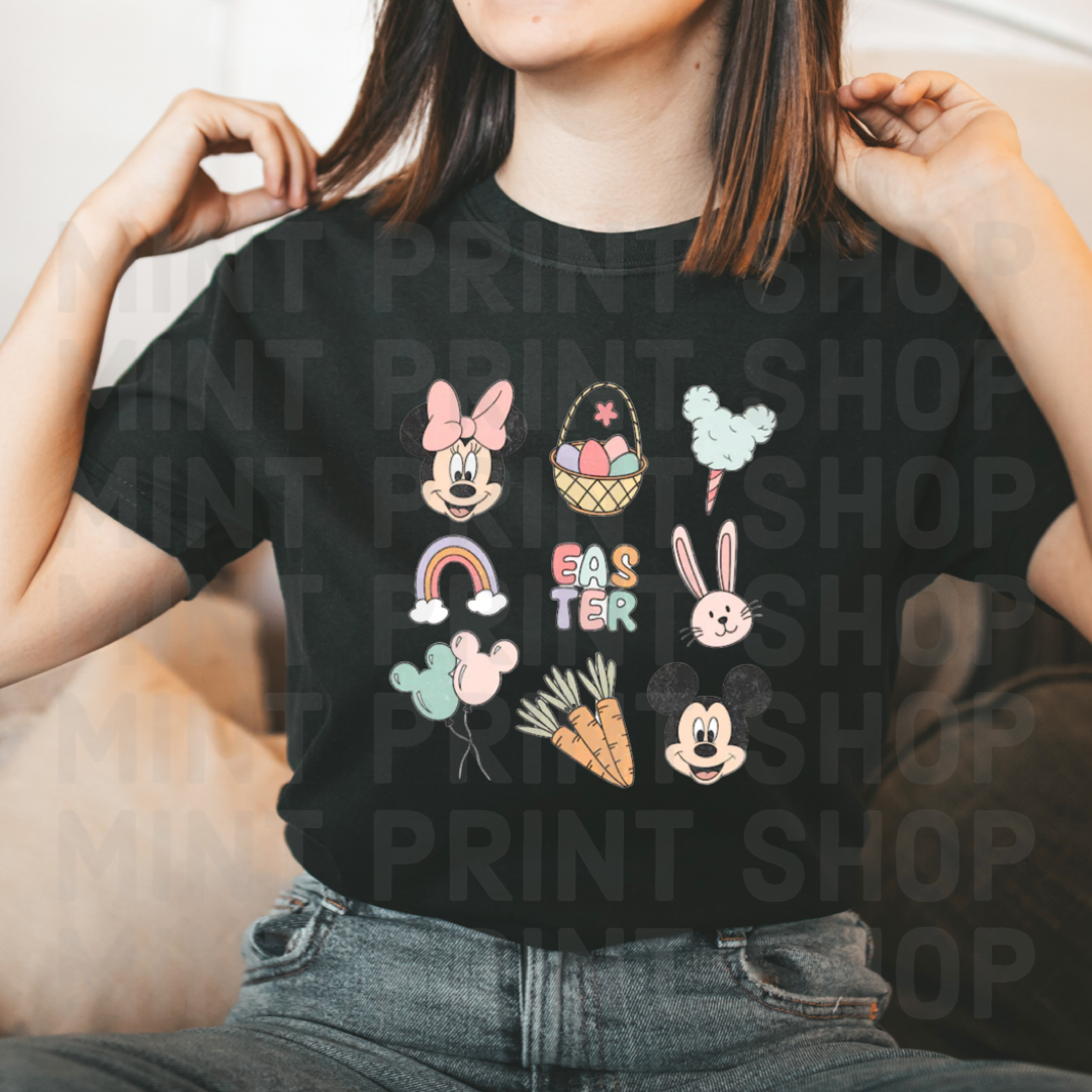 Mickey and Friends Easter Collage | DTF Transfer - Mint Print Shop