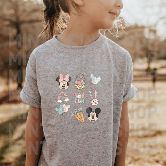 Mickey and Friends Easter Collage | Kids DTF Transfer - Mint Print Shop