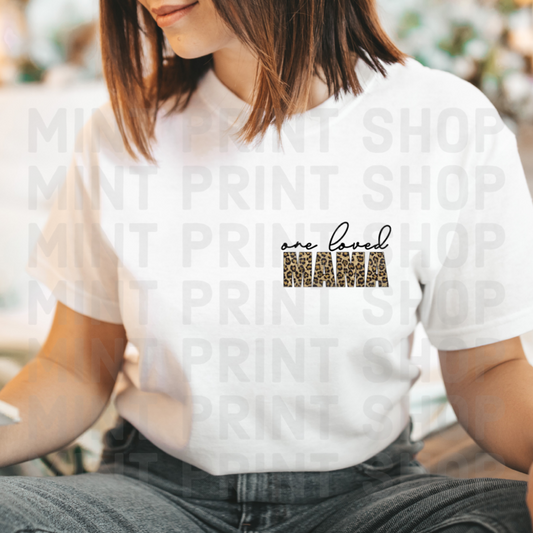 Cheetah One Loved Mama | DTF Transfer - Mint Print Shop