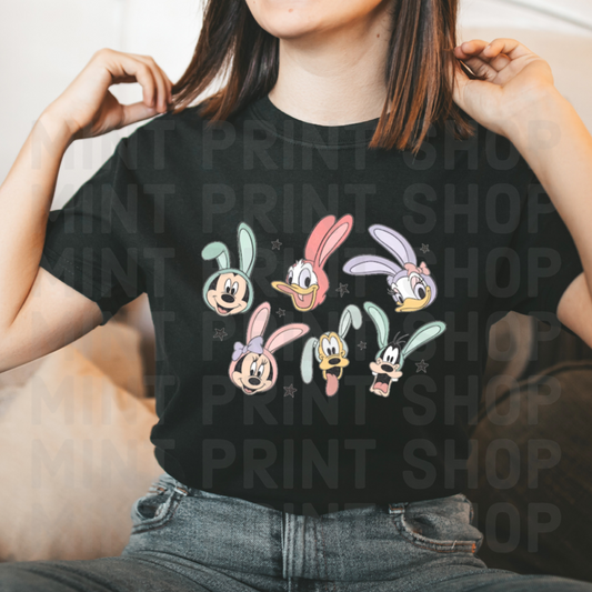 Mickey and Friends Easter Ears | DTF Transfer - Mint Print Shop